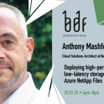 Brighton Data Forum: Deploying high-performance, low-latency storage using Azure NetApp Files