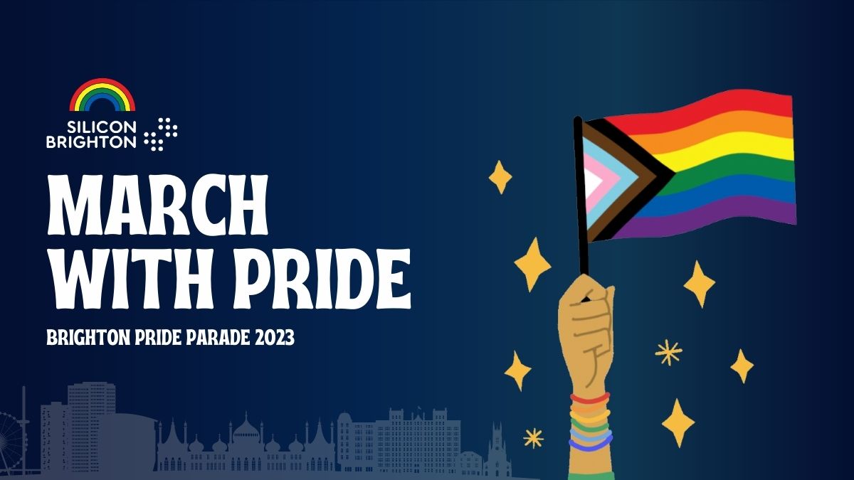 March at Brighton Pride with Silicon Brighton