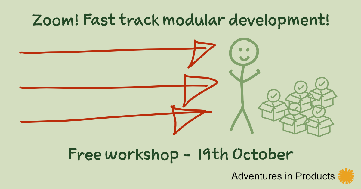 Zoom! Fast track modular product development