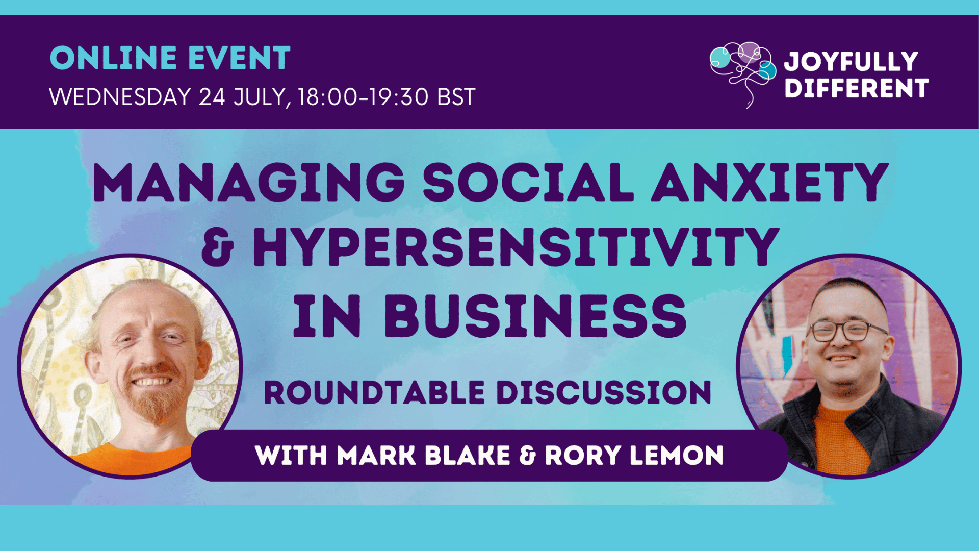 Online Roundtable: Managing Social Anxiety & Hypersensitivity in Business