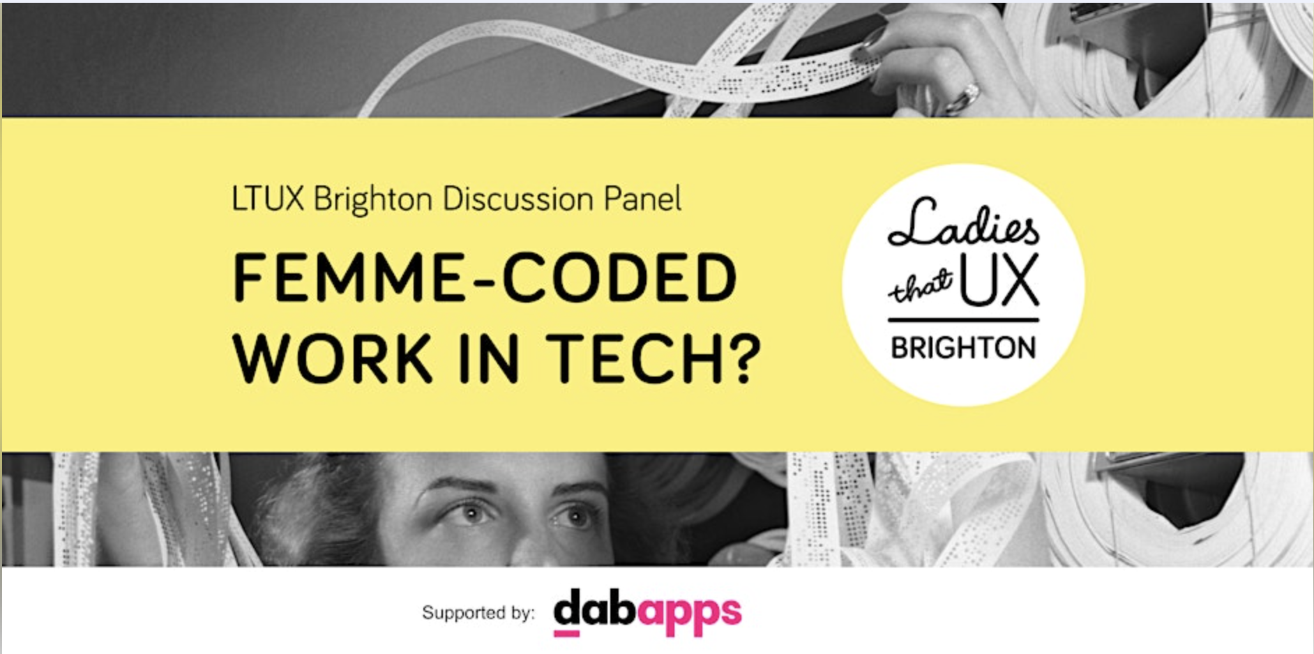 LTUX Brighton: Femme-coded work in tech?