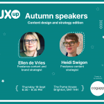 UXup Autumn: Content Design and Strategy