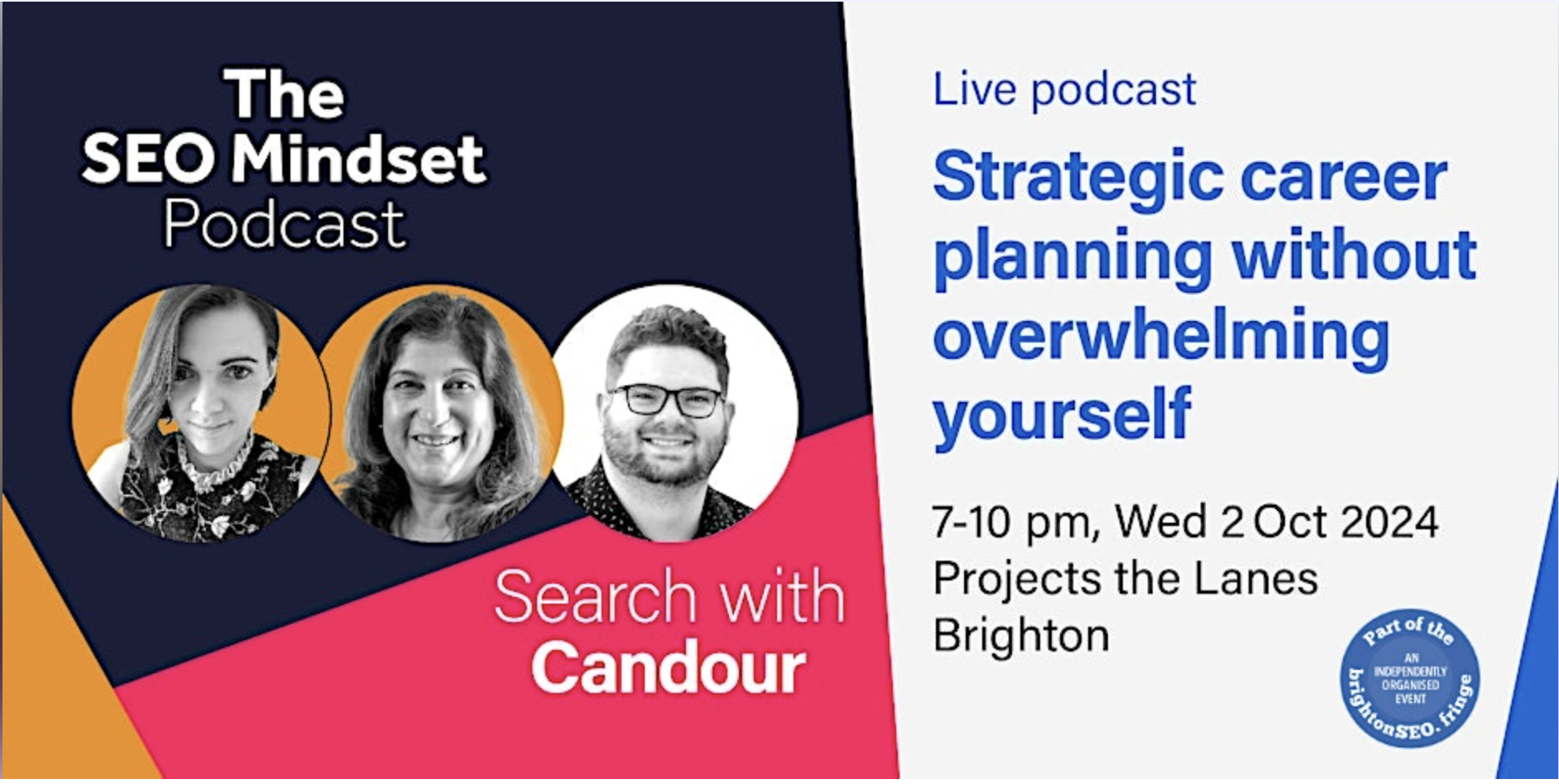 Career Planning without Overwhelming Yourself: Live Podcast