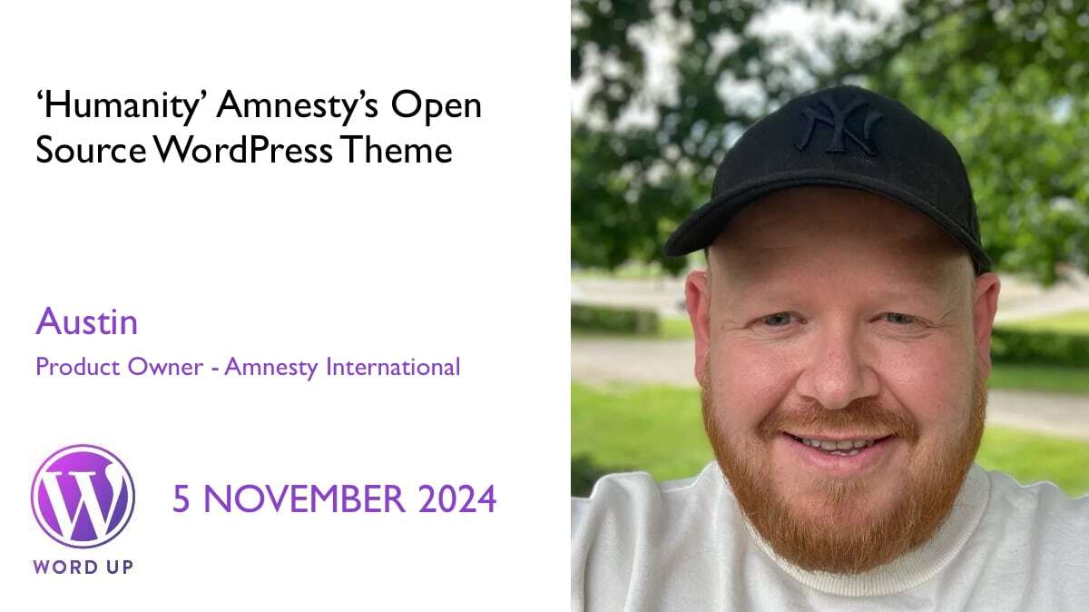 ‘Humanity’ Amnesty’s Open Source WordPress Theme
