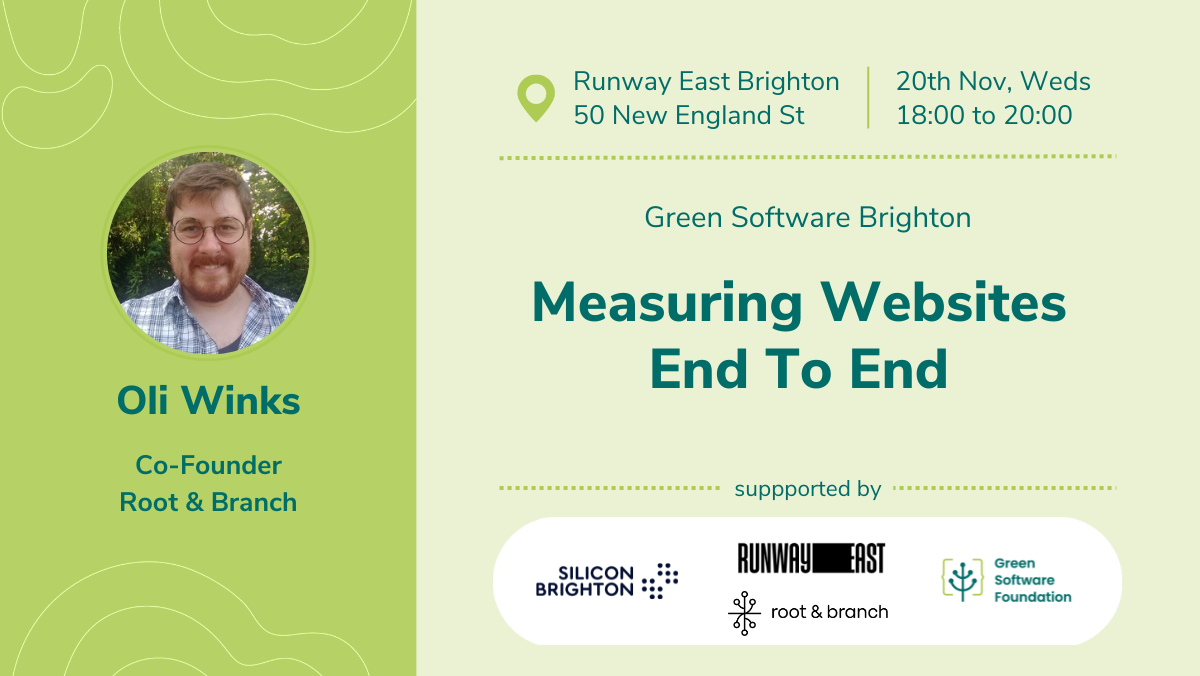 Measuring Websites - End To End