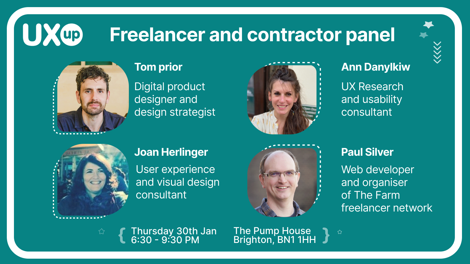 UXup Winter: freelance and contractor panel