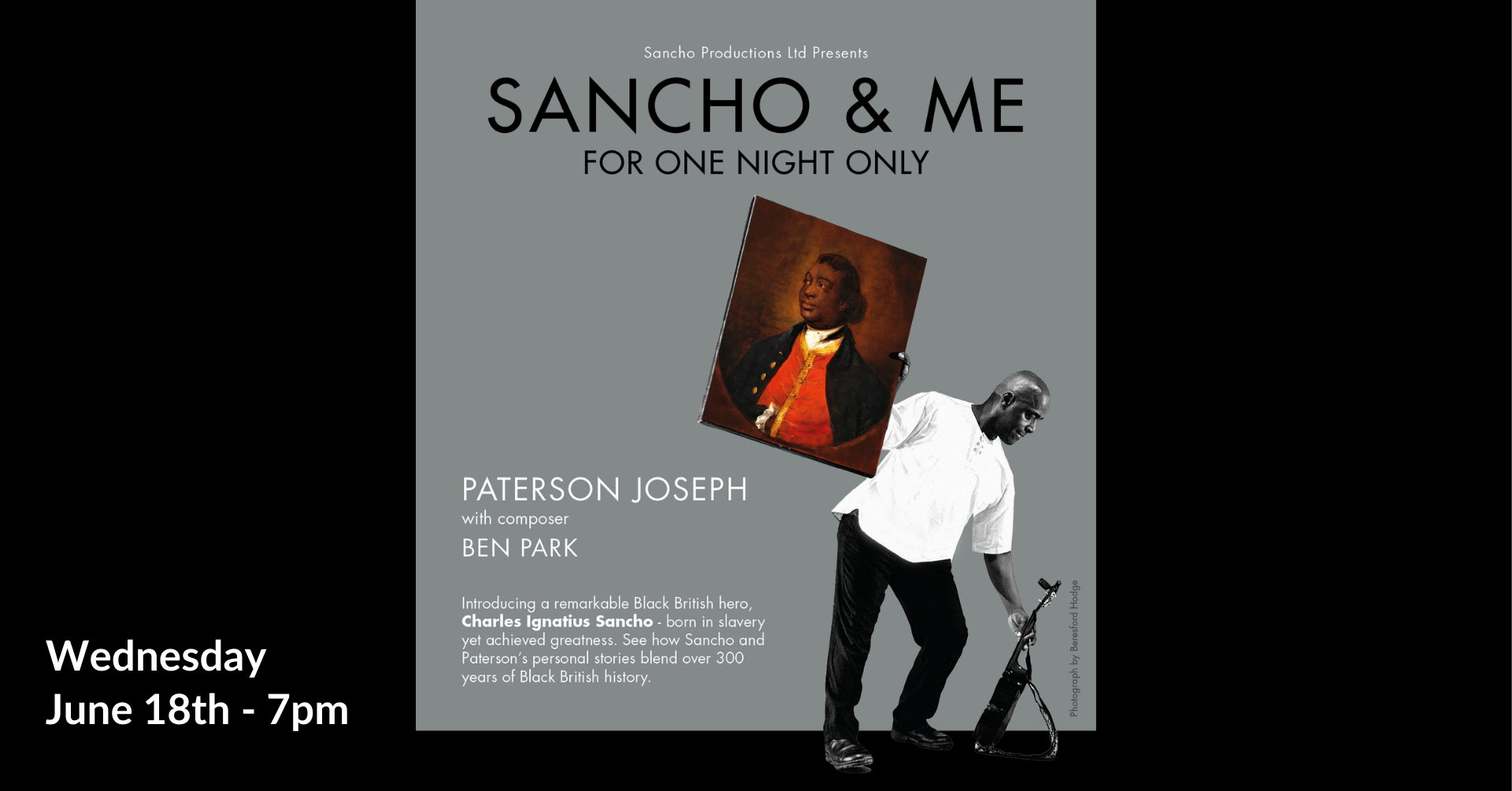 Sancho & Me - For One Night Only with Paterson Joseph