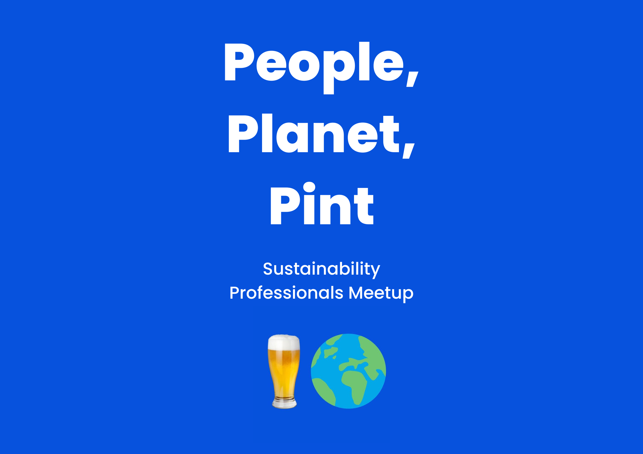 People, Planet, Pint